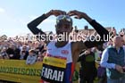 Mo Farah after winning the mens Morrisons Great North Run. Photo: David T. Hewitson/Sports for All Pics